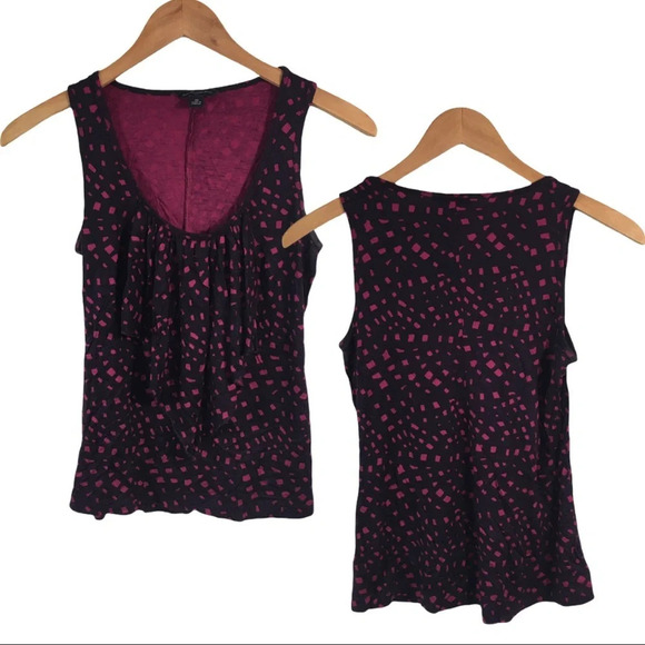 WS381 Banana Republic Rayon Blend Blouse Top XS - Picture 1 of 6